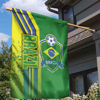 Brazil Football Garden Flag Selecao Soccer - Road To Champion - Wonder Print Shop