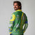 Brazil Football Long Sleeve Polo Shirt Selecao Soccer - Road To Champion - Wonder Print Shop