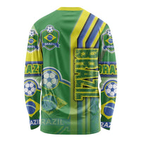 Brazil Football Long Sleeve Shirt Selecao Soccer - Road To Champion - Wonder Print Shop