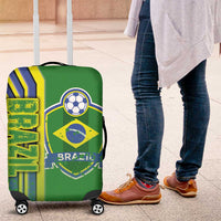 Brazil Football Luggage Cover Selecao Soccer - Road To Champion - Wonder Print Shop