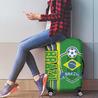 Brazil Football Luggage Cover Selecao Soccer - Road To Champion - Wonder Print Shop