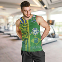 Brazil Football Men Tank Top Selecao Soccer - Road To Champion - Wonder Print Shop