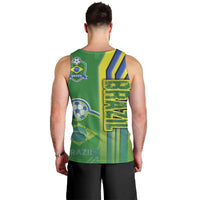Brazil Football Men Tank Top Selecao Soccer - Road To Champion - Wonder Print Shop