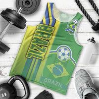 Brazil Football Men Tank Top Selecao Soccer - Road To Champion - Wonder Print Shop