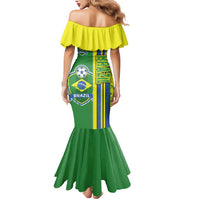 Brazil Football Mermaid Dress Selecao Soccer - Road To Champion - Wonder Print Shop
