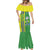 Brazil Football Mermaid Dress Selecao Soccer - Road To Champion - Wonder Print Shop