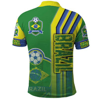 Brazil Football Polo Shirt Selecao Soccer - Road To Champion - Wonder Print Shop