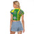 Brazil Football Raglan Cropped T Shirt Selecao Soccer - Road To Champion - Wonder Print Shop