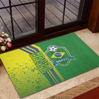 Brazil Football Rubber Doormat Selecao Soccer - Road To Champion - Wonder Print Shop
