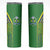 Brazil Football Skinny Tumbler Selecao Soccer - Road To Champion - Wonder Print Shop