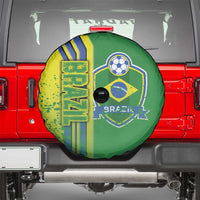 Brazil Football Spare Tire Cover Selecao Soccer - Road To Champion - Wonder Print Shop