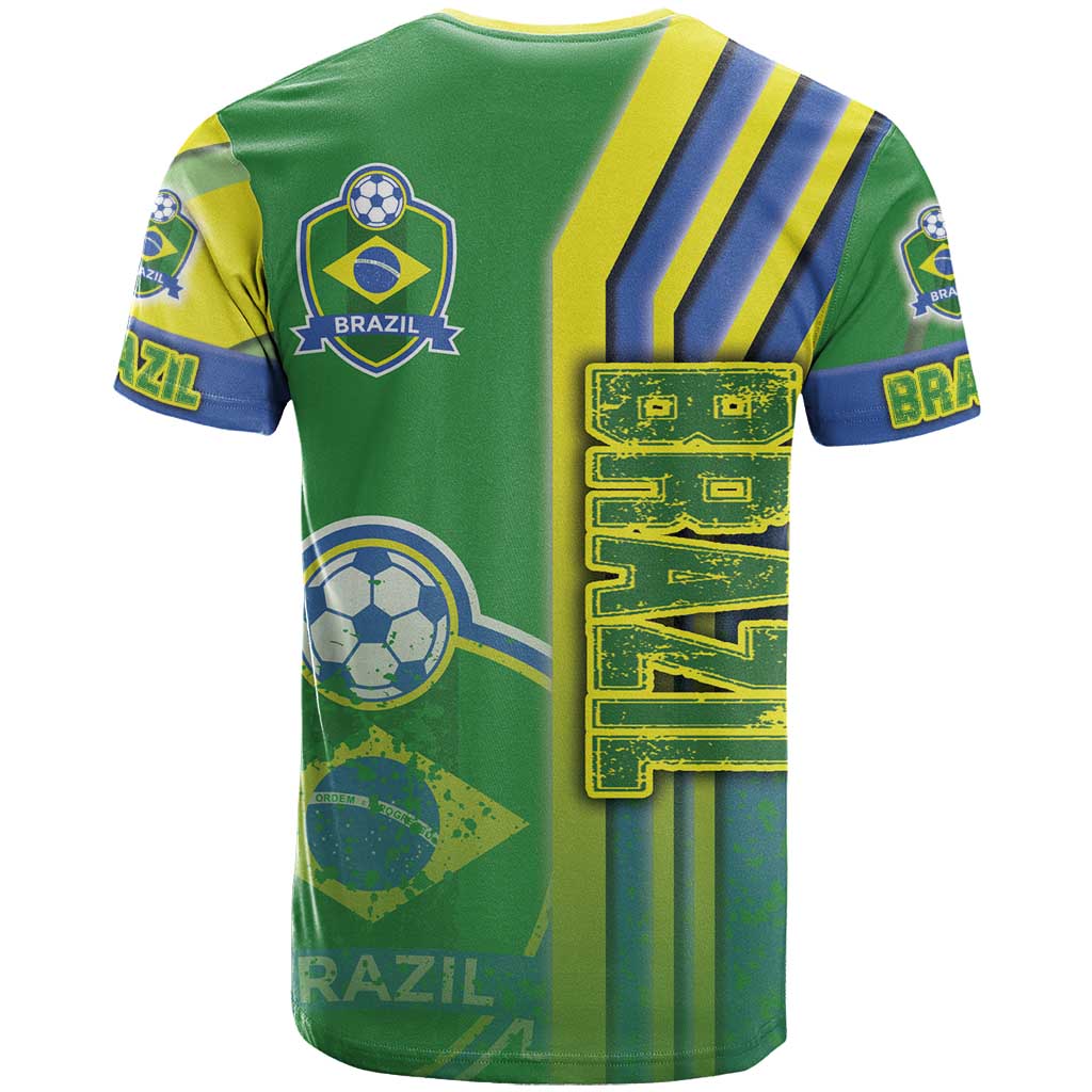 Brazil Football T Shirt Selecao Soccer - Road To Champion - Wonder Print Shop