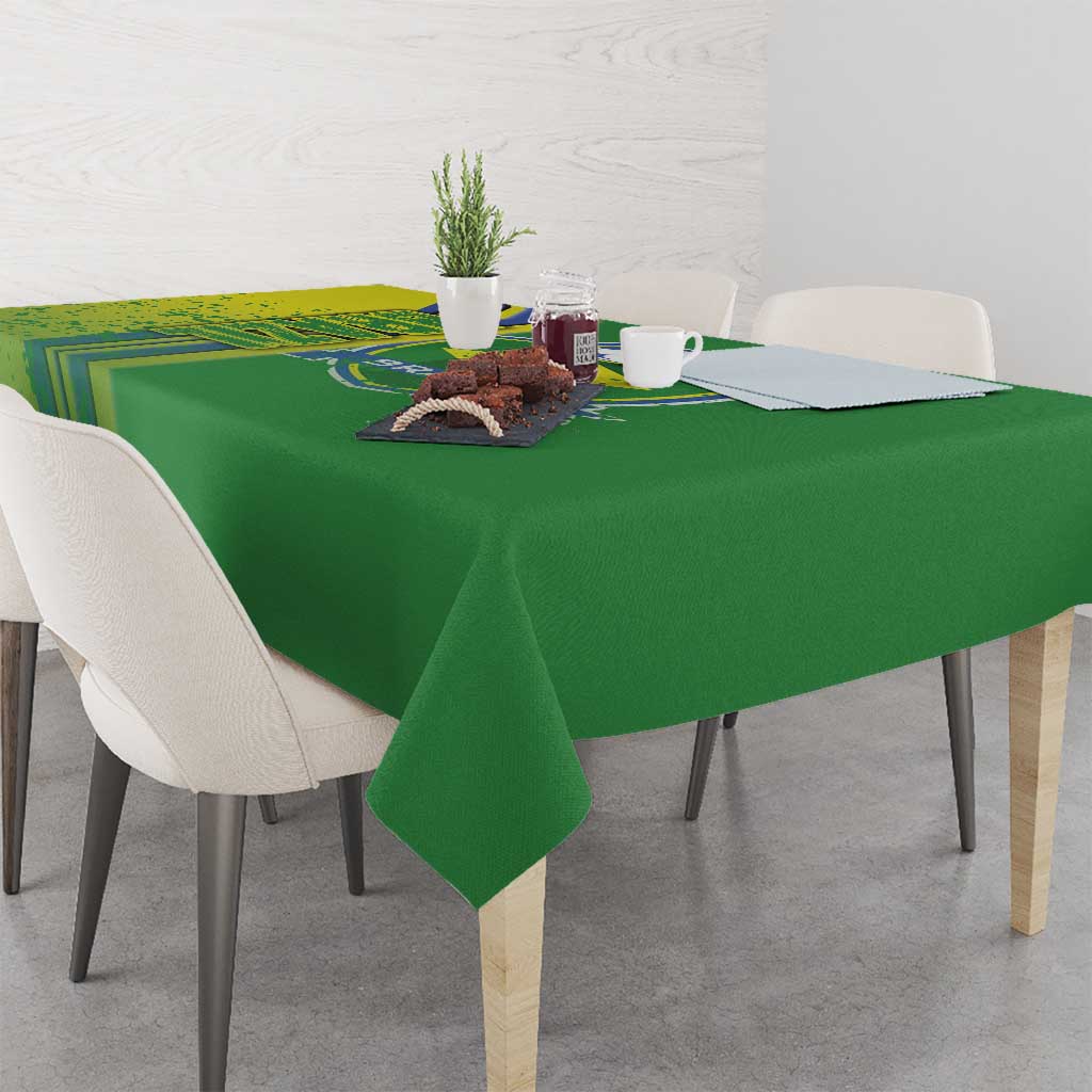 Brazil Football Tablecloth Selecao Soccer - Road To Champion - Wonder Print Shop