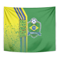 Brazil Football Tapestry Selecao Soccer - Road To Champion - Wonder Print Shop