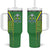 Brazil Football Tumbler With Handle Selecao Soccer - Road To Champion - Wonder Print Shop