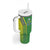 Brazil Football Tumbler With Handle Selecao Soccer - Road To Champion - Wonder Print Shop