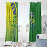 Brazil Football Window Curtain Selecao Soccer - Road To Champion - Wonder Print Shop
