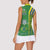 Brazil Football Women Sleeveless Polo Shirt Selecao Soccer - Road To Champion - Wonder Print Shop
