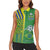 Brazil Football Women Sleeveless Polo Shirt Selecao Soccer - Road To Champion - Wonder Print Shop