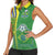 Brazil Football Women Sleeveless Polo Shirt Selecao Soccer - Road To Champion - Wonder Print Shop