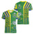 Brazil Football Women V-Neck T-Shirt Selecao Soccer - Road To Champion - Wonder Print Shop