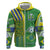 Brazil Football Zip Hoodie Selecao Soccer - Road To Champion - Wonder Print Shop