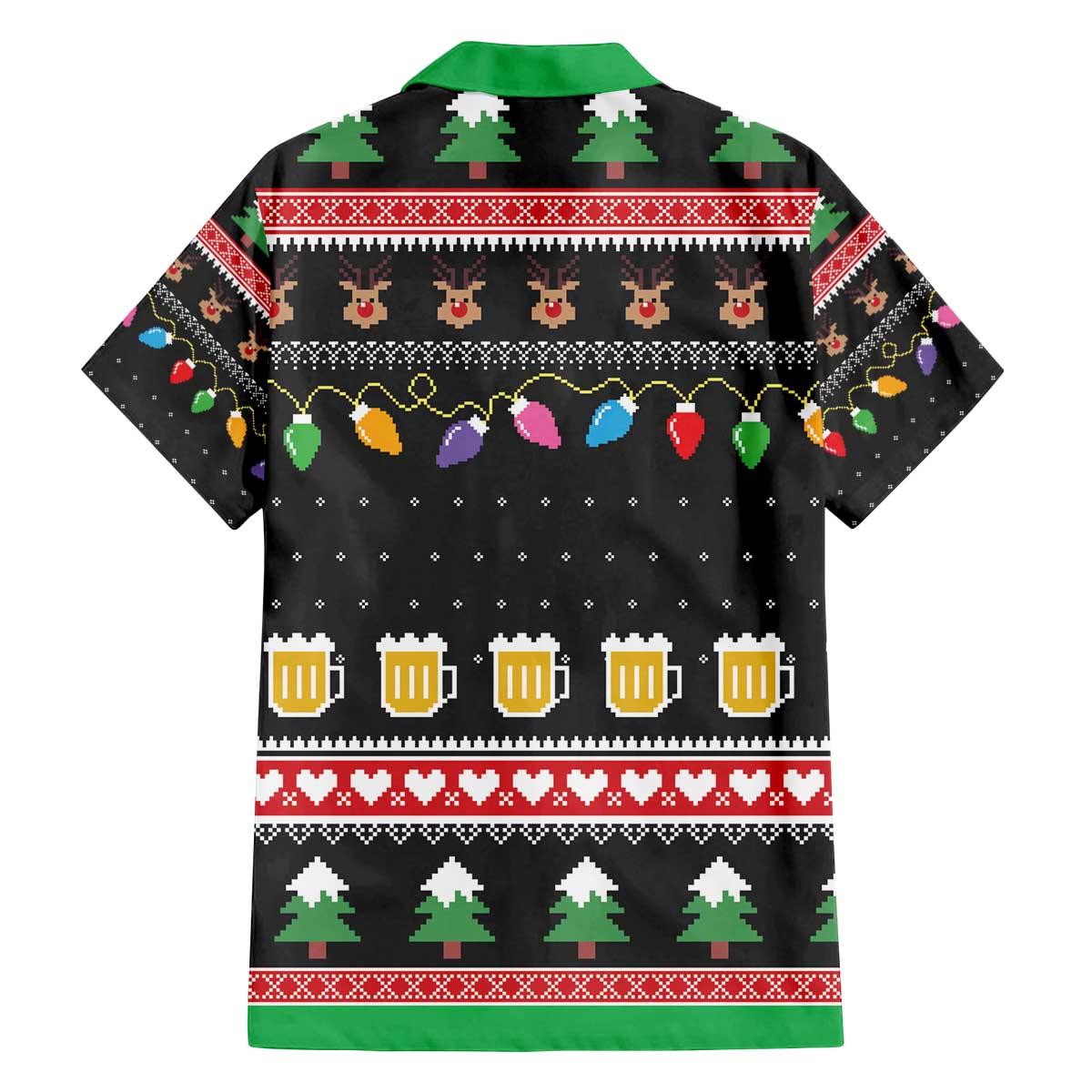 Ho Ho Ho Hold My Beer Santa African Family Matching Off The Shoulder Long Sleeve Dress and Hawaiian Shirt Laugh With Beer On Christmas - Wonder Print Shop