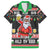 Ho Ho Ho Hold My Beer Santa African Hawaiian Shirt Laugh With Beer On Christmas - Wonder Print Shop