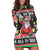 Ho Ho Ho Hold My Beer Santa African Hoodie Dress Laugh With Beer On Christmas - Wonder Print Shop
