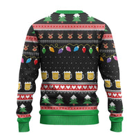 Ho Ho Ho Hold My Beer Santa African Ugly Christmas Sweater Laugh With Beer On Christmas - Wonder Print Shop