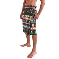 Ho Ho Ho Hold My Beer Santa African Lavalava Laugh With Beer On Christmas - Wonder Print Shop