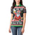 Ho Ho Ho Hold My Beer Santa African Women Polo Shirt Laugh With Beer On Christmas - Wonder Print Shop