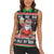 Ho Ho Ho Hold My Beer Santa African Women Sleeveless Polo Shirt Laugh With Beer On Christmas - Wonder Print Shop