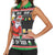 Ho Ho Ho Hold My Beer Santa African Women Sleeveless Polo Shirt Laugh With Beer On Christmas - Wonder Print Shop