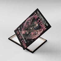 I Am The Storm Skeleton Roses Wings Canvas Wall Art Skull Art - Wonder Print Shop