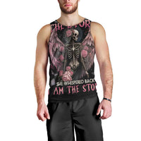 I Am The Storm Skeleton Roses Wings Men Tank Top Skull Art - Wonder Print Shop