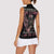 I Am The Storm Skeleton Roses Wings Women Sleeveless Polo Shirt Skull Art - Wonder Print Shop