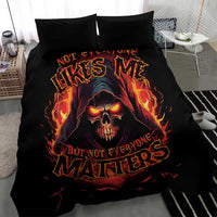 Not Everyone Likes Me Skull Reaper Bedding Set - Wonder Print Shop