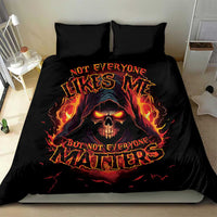 Not Everyone Likes Me Skull Reaper Bedding Set - Wonder Print Shop