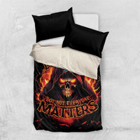 Not Everyone Likes Me Skull Reaper Bedding Set - Wonder Print Shop