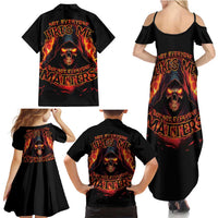 Not Everyone Likes Me Skull Reaper Family Matching Summer Maxi Dress and Hawaiian Shirt - Wonder Print Shop