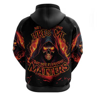 Not Everyone Likes Me Skull Reaper Hoodie - Wonder Print Shop
