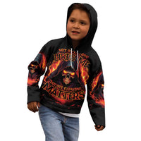Not Everyone Likes Me Skull Reaper Kid Hoodie - Wonder Print Shop