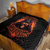 Not Everyone Likes Me Skull Reaper Quilt - Wonder Print Shop