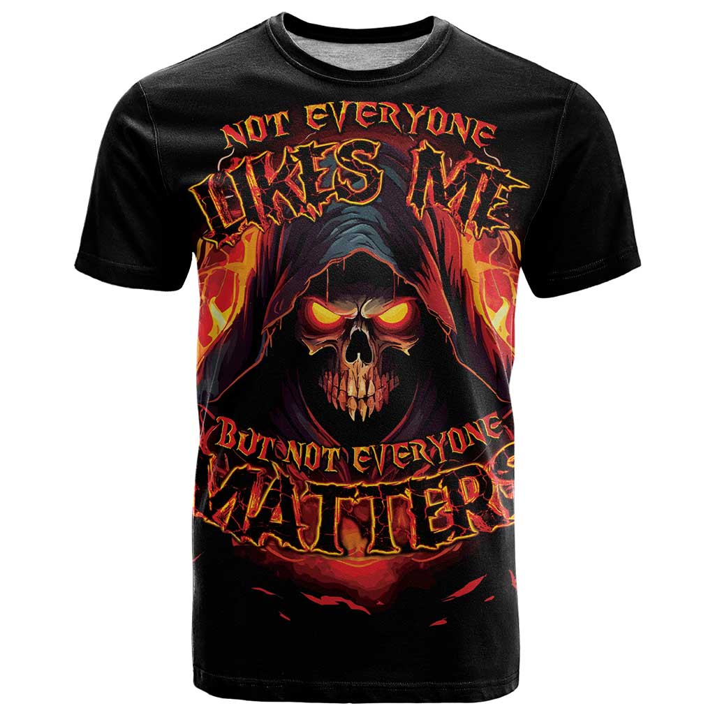 Not Everyone Likes Me Skull Reaper T Shirt - Wonder Print Shop