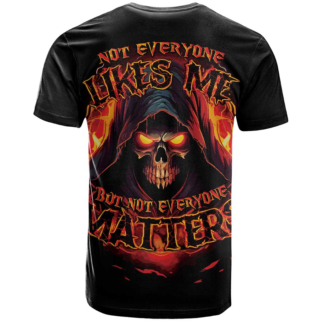 Not Everyone Likes Me Skull Reaper T Shirt - Wonder Print Shop