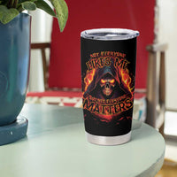 Not Everyone Likes Me Skull Reaper Tumbler Cup - Wonder Print Shop