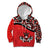Canada Day Kid Hoodie Haida Maple Leaf Style Tattoo Red - Wonder Print Shop
