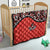 Canada Day Quilt Haida Maple Leaf Style Tattoo Red - Wonder Print Shop