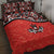 Canada Day Quilt Bed Set Haida Maple Leaf Style Tattoo Red - Wonder Print Shop
